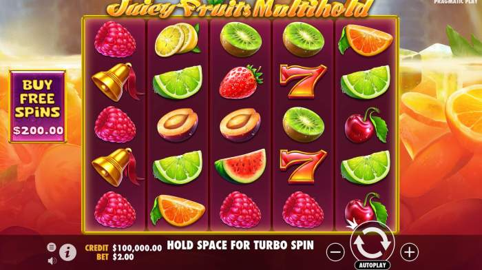 Malam Ini Slot Gacor Juicy Fruits Multihold Pragmatic Play Peluang Maxwin